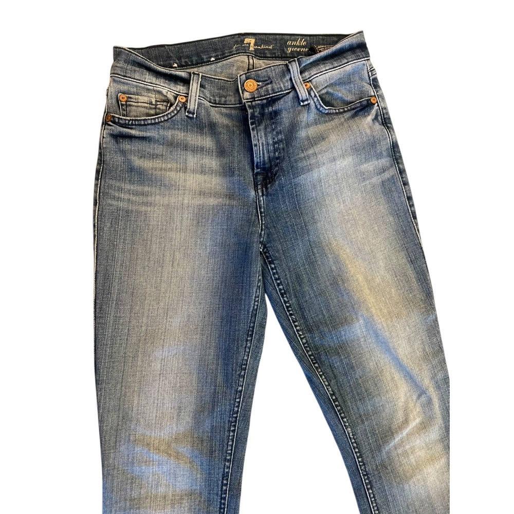 7 For All Mankind‎ 7FAMK Ankle Gwenevere Skinny Jeans Denim Size 25 Stretch